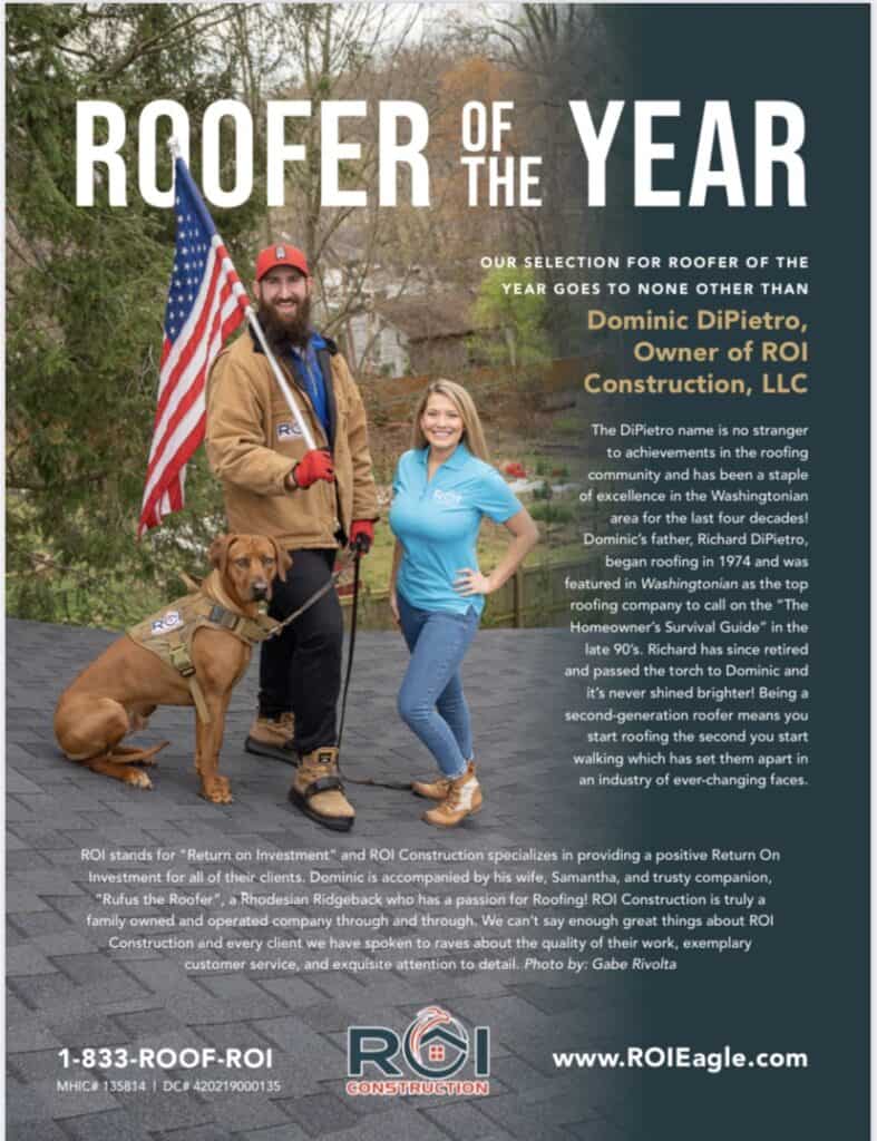 Roofer of the Yeart Award