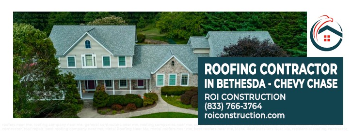 L&rsquo;entrepreneur en toiture du Maryland ROI Construction propose des services de toiture résidentielle à Chevy Chase, lescouvreur.com